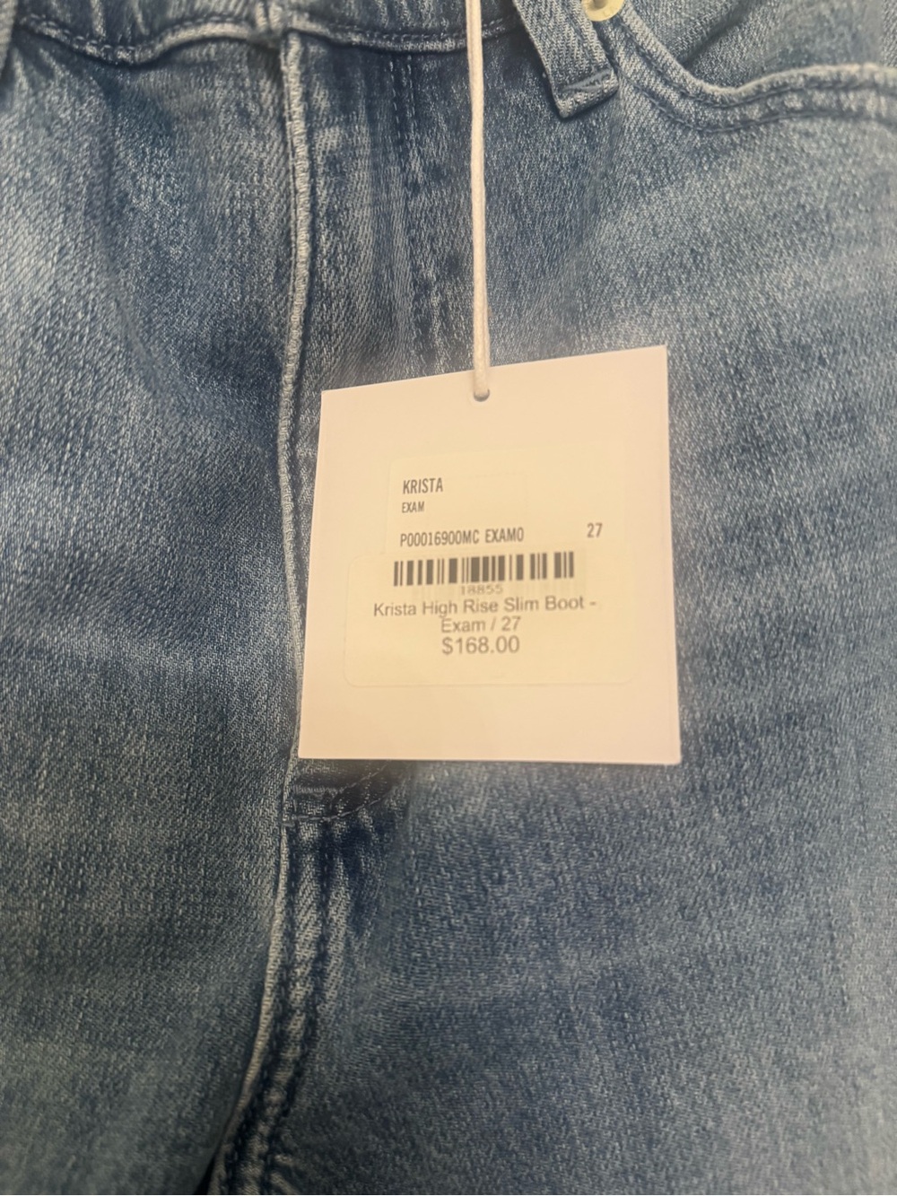 pistola Light Blue Mid-Rise Flare Jeans - Picture 3 of 3